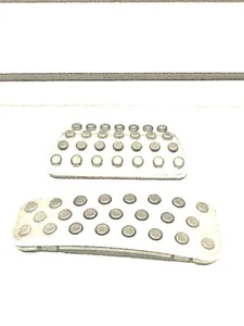 09-18 Dodge Challenger PASTIGLIA PEDALE FRENO E GAS ACCIAIO INOX - Foto 1 di 1