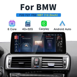 12.3" CarPlay Auto Stereo 4G Android Screen Für BMW 1/2 Series F20/F21/F23 NBT - Picture 1 of 12