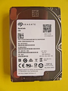 Seagate 4TB 14mm ST4000LM024 2AN17V-566 0001 2.5" HDD April 2018 China WU WFF - Picture 1 of 8