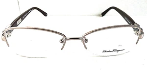 Marco de gafas para mujer Salvatore Ferragamo SF 2101 F2101 601 53 mm semi-sin montura - Imagen 1 de 4