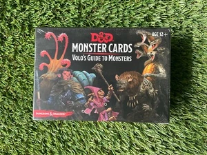 D & D RPG Monster Cards Volo's Guide to Monsters BNIB - Picture 1 of 2