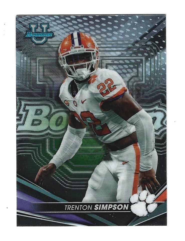 2022-23 Bowman's Best University Trenton Simpson Base # 34 - Image 1 of 1