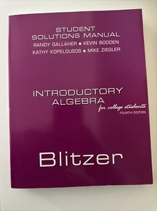 Introductory Algebra Solutions Manual - Imagen 1 de 3