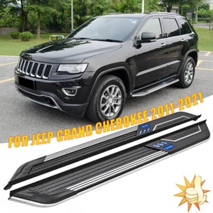 US Stock Running Boards Side Steps For Jeep Grand Cherokee 2011-2021 Nerf Bar - Picture 1 of 20