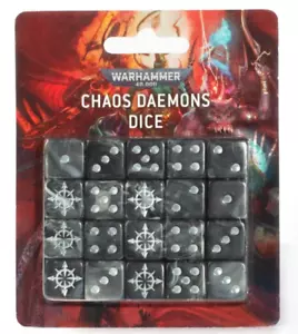 40K Chaos Daemons Date Pack NUEVO en CAJA Warhammer 20 D6 16mm - Imagen 1 de 1