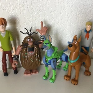 Lot Of 5 Scoob Movie Figures Shaggy  Scooby Captain Caveman F23 - Photo 1/3