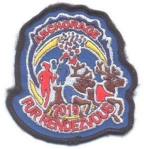 Anchorage Alaska Fur Rondy Rendezvous 2019 patch, iron-on - Picture 1 of 1