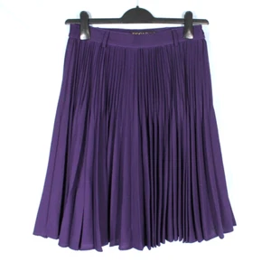 VTG ESCADA Soft/Flowy NEW WOOL Purple ACCORDION PLEATS A-Line Skirt Eu34,US-4, S - Picture 1 of 5