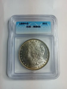Dólar Morgan de plata 1884-O ICG MS65 GEMA graduado - Imagen 1 de 7