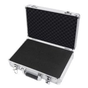 15in Aluminum Case with Customizable Pluck Foam Interior for Instruments Camera - Picture 1 of 4