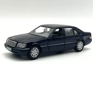 Schabak Mercedes Benz 600 SEL V12 berlina in blu estremamente raro, 1:24, X005 - Foto 1 di 9