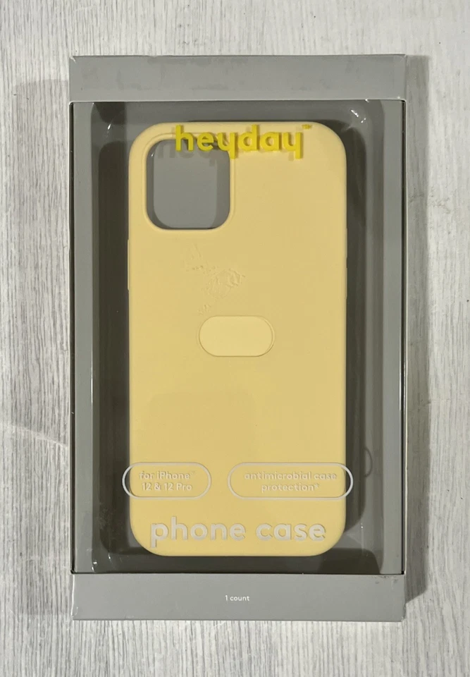 Heyday Silicone Phone Case For Apple iPhone 12 & 12 Pro, Mist Yellow - Image 1 of 1