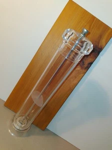 RIESIGE Pfeffermühle aus Plexiglas mit Keramik "Zahnrädern" - Bild 1 von 12