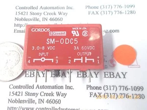 Gordos SM-0DC5 Relay Module Input 3.0-8 VDC Output 3A 60VDC - Picture 1 of 2