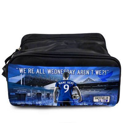 FANATICS Personalised Sheffield Boot Bag Football Sports School PE Gym Kit Gift AFM115