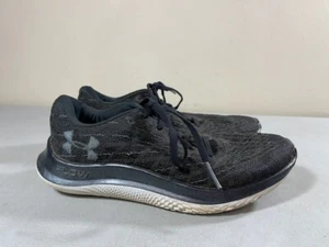 UNDER ARMOUR WOMEN'S BLACK 3023561-004 UA FLOW VELOCITI WIND SNEAKERS SIZE 6.5 - Picture 1 of 3