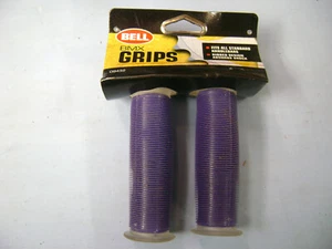 BELL PR BMX BICYCLE STANDARD HANDLEBAR GRIPS RIBBED DESIGN ABSORBS SHOCK 09432 - Picture 1 of 3