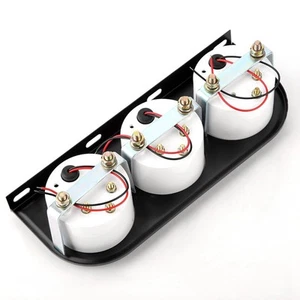 Oil Pressure Meter Voltmeter Triple Gauge Set For 12V Cars - Picture 1 of 8