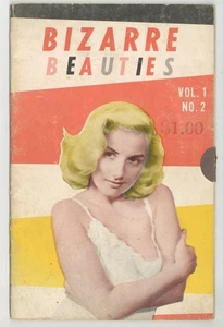 Bizarre Beauties 1950 V1#2 Very Tall Leggy Models 36pg Almac Pinup Magazine  - Picture 1 of 2