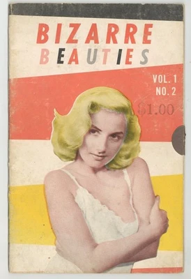 Bizarre Beauties 1950 V1#2 Very Tall Leggy Models 36pg Almac Pinup Magazine  - Image 1 of 2