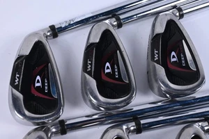 Wilson Deep Red WT200 Irons / 5-PW+SW / Regular Flex Wilson Wide Tip Shafts - Picture 1 of 7