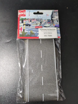 BNIB OO / HO BUSCH 7086 80mm x 2m ROAD Self Adhesive - Image 1 of 3