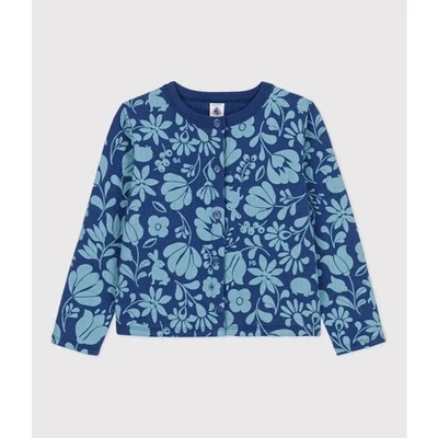 Cárdigan tejido tubo acolchado estampado Petite Bateau para niña nuevo con etiquetas Foto 1 de 4