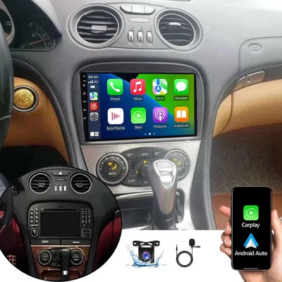 2+64GB Carplay Android Car Radio For Mercedes Benz SL R230 SL350 SL500 SL300 FM - Image 1 of 4