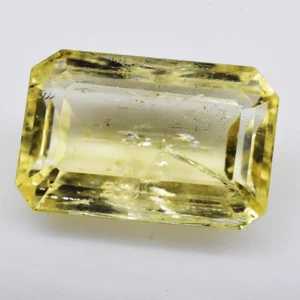 6,60 ct natürlicher gelber Turmalin strahlender GTL-zertifizierter... - Bild 1 von 9