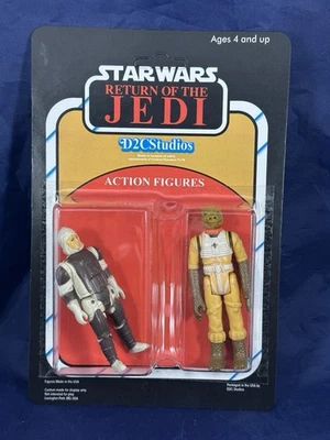 Custom Vintage Star Wars Return Of The Jedi RotJ 2 Pack Kenner Bossk Dengar - Image 1 of 3