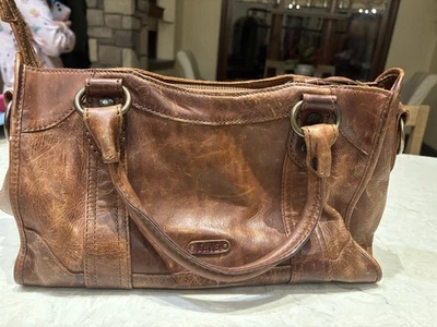 FRYE Bolso de Hombro Cartera de Cuero Marrón Oscuro Foto 1 de 4