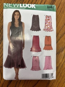 Simplicity 6463, Größe 8-18, Misses' Trompetenrock, ungeschnitten - Bild 1 von 2