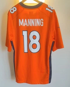 NFL Team by NIKE Peyton Manning Denver Broncos Jersey #18 Men's MEDIUM EXCELLENT - Picture 1 of 7