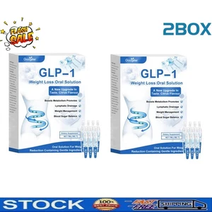 (2 Box) GLP-1 Weight Loss Oral Drops for Intestinal Slimming Boosting Metabolism - Picture 1 of 18