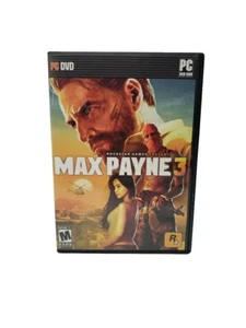 Rockstar Games Presents: Max Payne 3 (PC-DVD-ROM, 2012) Complete 4-Disc Box Set - Picture 1 of 4