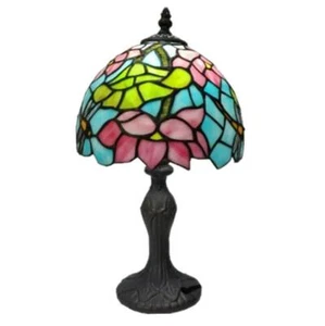 Tiffany Style Table Lamp Handcrafted Art Bedside Light Desk Lamps Stained Glass - Picture 1 of 3