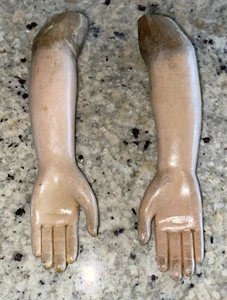 Antique large Doll wood Arms - Picture 1 of 2