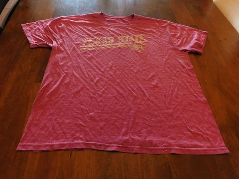 Texas State T-shirt Size 2XL Maroon Men's Cover
