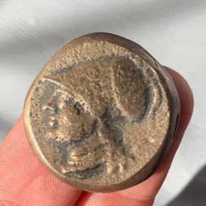 Hadrian Denarius Ancient Roman Empire Bronze Coin Choice Very Fine 123AD Roma - Picture 1 of 4