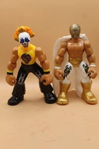 SET 2 FIGURAS ARTICULADAS LUCHA LIBRE Sombra -Broken The Clown Toy Wrestling fal - Picture 1 of 7