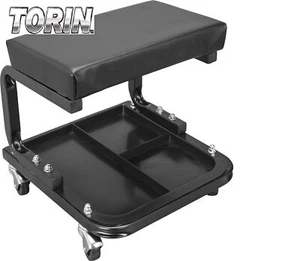 Torin Shop Seat for Padded Mechanic Stool, Tool Tray Storage, Black - Bild 1 von 9