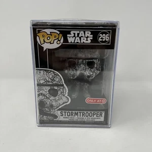 Funko Pop! - Star Wars - STORMTROOPER (Futura) #296 - TARGET Exclusive - Picture 1 of 8