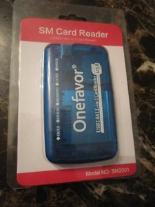 Onefavor multi-functional card reader USB 2.0 for SM CF SD XD MMC MS Card - Photo 1/2