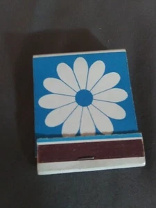 Vintage Matchbook DAISY~THANK YOU-blue & white-Unstruck - Picture 1 of 3