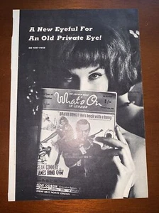James Bond 007--Rare Pages From 1960s Mens Magazines - Picture 1 of 9