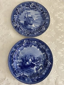 Wedgwood Commemorative Plates of the Pilgrims Landing in America - Picture 1 of 5
