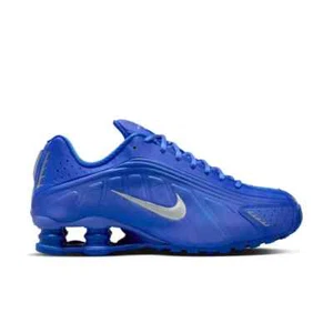 Nike Shox R4 Zapatos Corredor Azul Metálico Plateado Para Mujer Talla 8.5 HJ7303-445 - Imagen 1 de 6