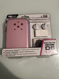 pack essential kit housse stylet range jeux nintendo ds lite ROSE - Photo 1/2