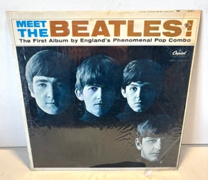 Vintage 1964 Meet The Beatles! - The First Album Vinyl Record - Imagen 1 de 6