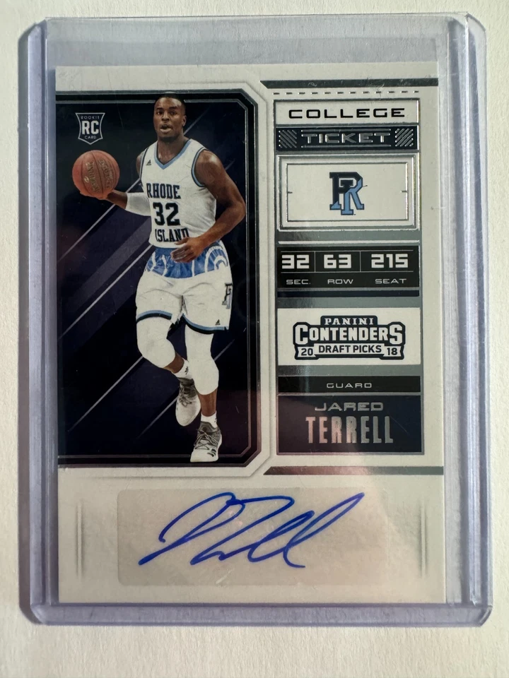 K215,027 - 2018-19 Panini Contenders Draft Picks #99 Jared Terrell Auto RC - Image 1 of 1